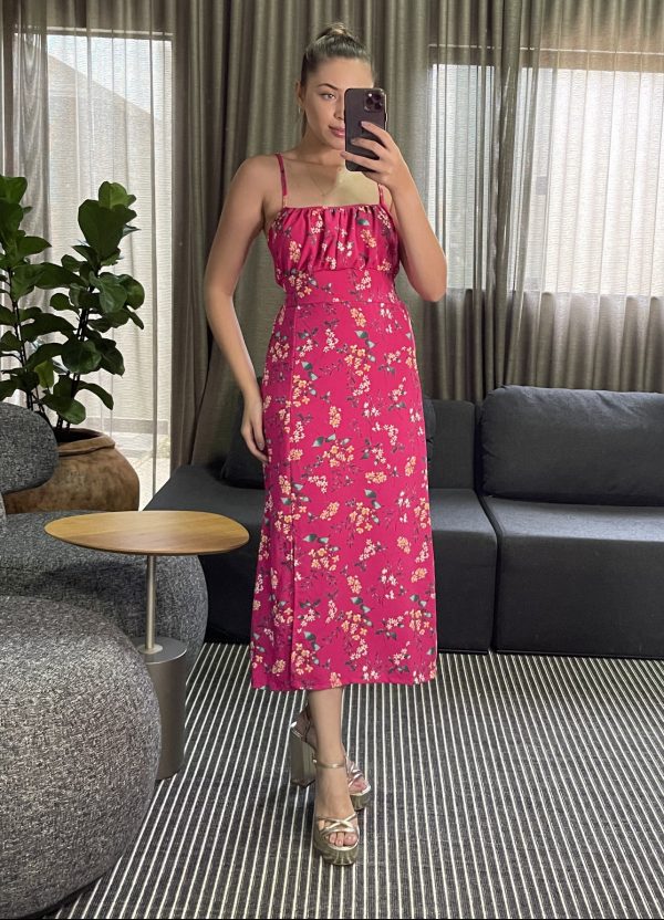 Vestido Midi Florido